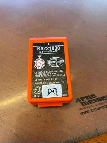 Billede af NiMH battery BA221030, 3,6 V/800 mAh, colour: orange